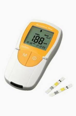 Roche Accutrend Plus Meter Kit Blood Glucose & Cholesterol Tester