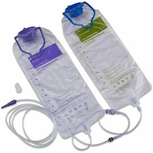 Kangaroo Joey Feeding Pump Set with Flush Bag, Anti-Free Flow